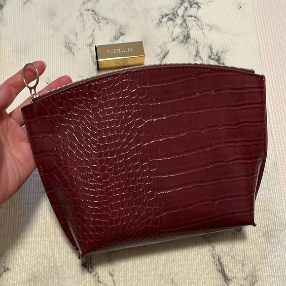 Saks Fifth Avenue Crocodile Faux Leather Bag - Picture 3 of 15